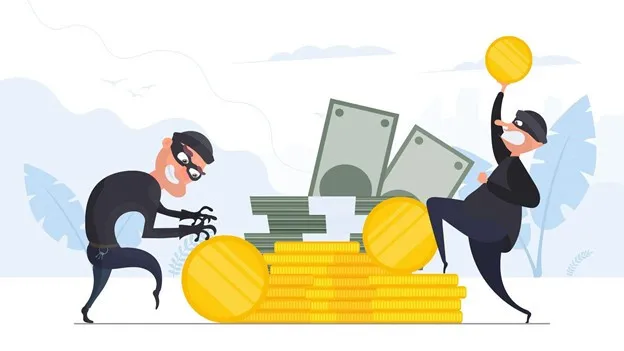 Because gold is tangible, it can be stolen! (Photo via Wecteezy).
